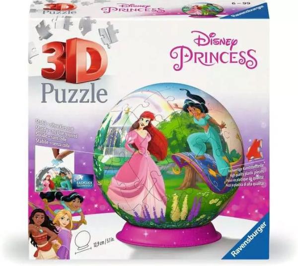 Disney 3D Puzzle Princesses Puzzle Ball (73 Pieces)