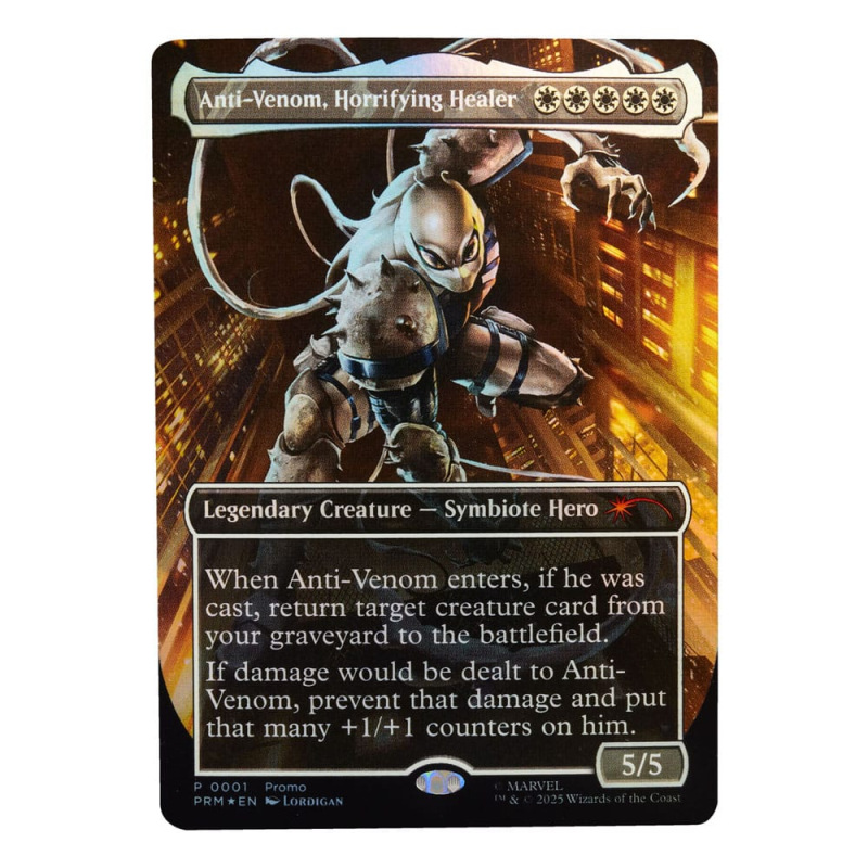 Marvel Legends Magic: The Gathering Action Figure Agent Anti-Venom (plus Exclusive Foil Card) 15 cm 10