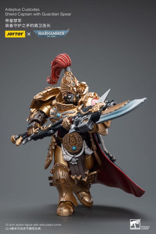 Warhammer 40k Action Figure 1/18 Adeptus Custodes Shield Captain with Guardian Spear 12 cm 4