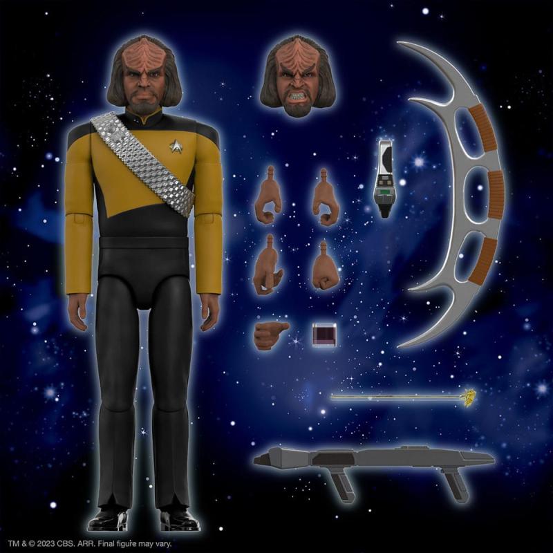 Star Trek The Next Generation: Worf 18 cm Ultimates Action Figure - Super7