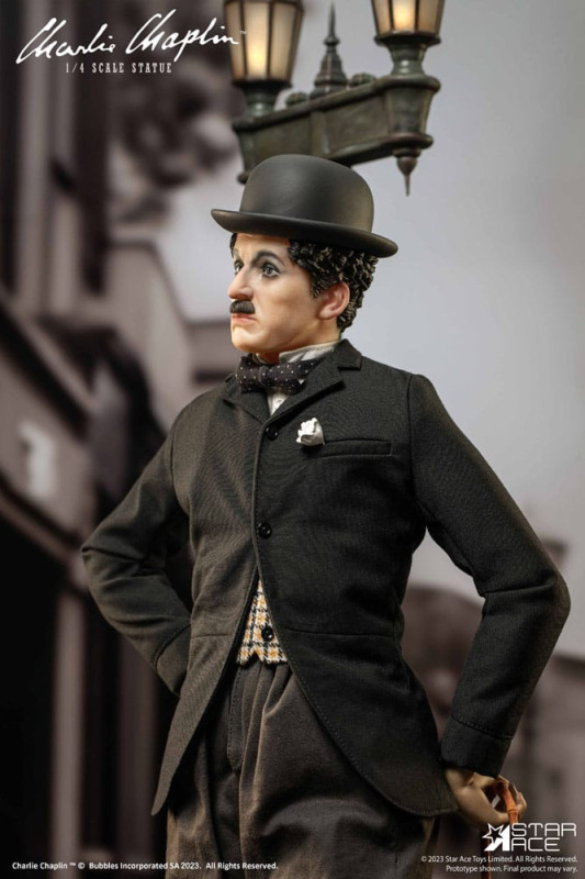 Charlie Chaplin Statue 1/4 Deluxe Version 50 cm 10