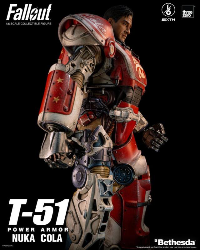 Fallout Action Figure 1/6 T-51 Nuka Cola Power Armor 37 cm