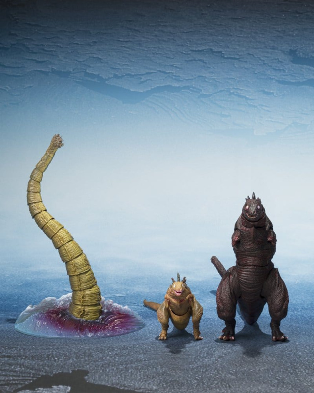 Godzilla 2016 S.H.MonsterArts Action Figures 3-Pack The Second Form, Thrid Form, Giant Unidentified