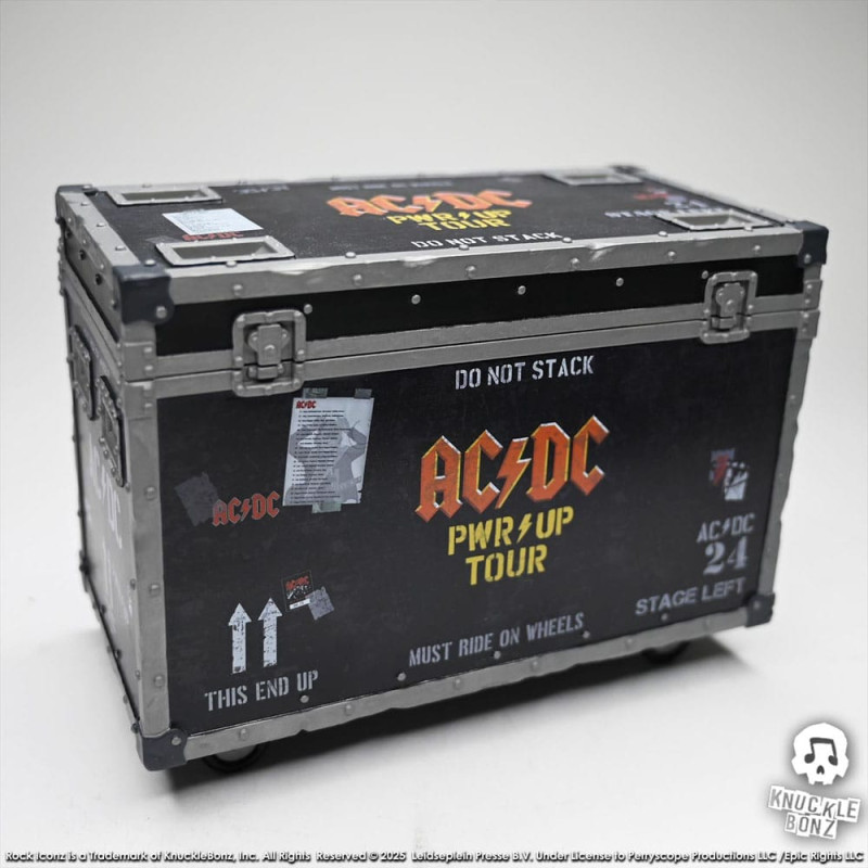 AC/DC Rock Ikonz On Tour Statue PWR UP Tour Road Case 8