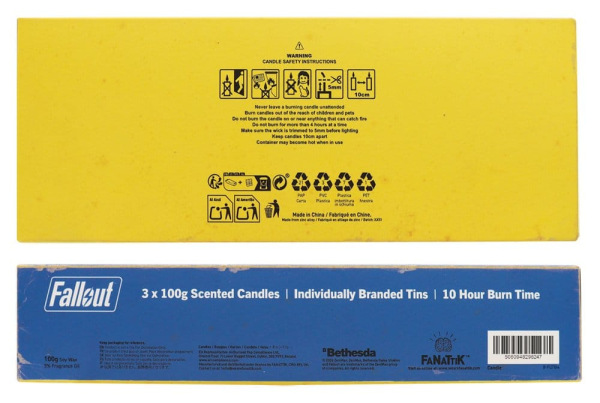 Fallout Candle 3-Pack Vault Dweller's 6 cm 4