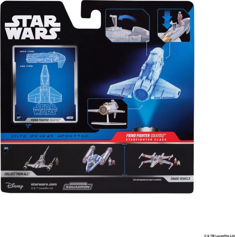 Star Wars Medium Vehicle Fiend Fighter with Star Navigator 13 cm 3