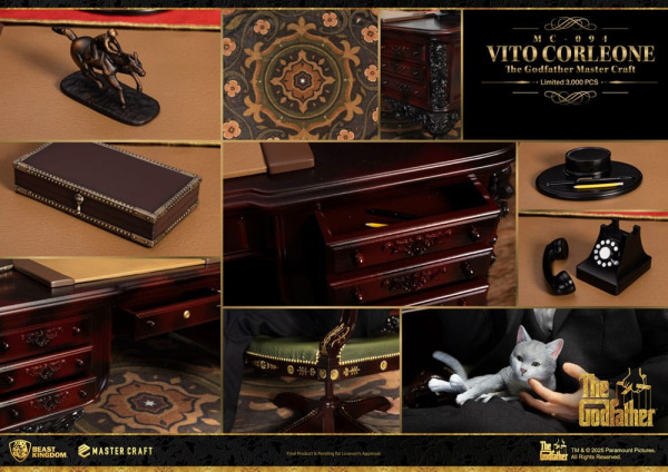 The Godfather Master Craft Statue Vito Corleone 31 cm 6