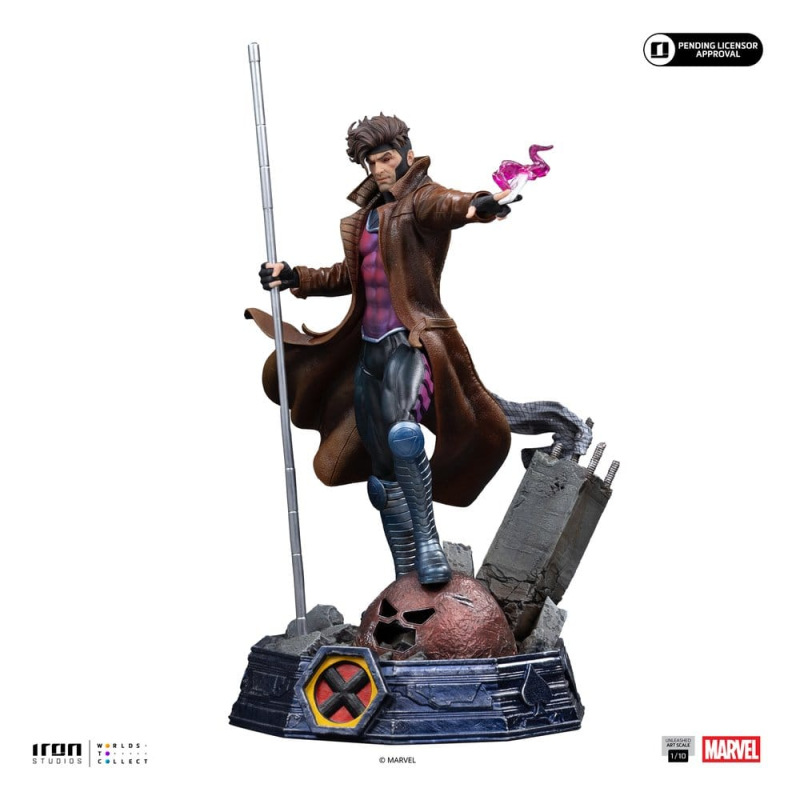 Marvel Gambit Unleashed Art Scale Statue 1/10 Gambit 28 cm 2