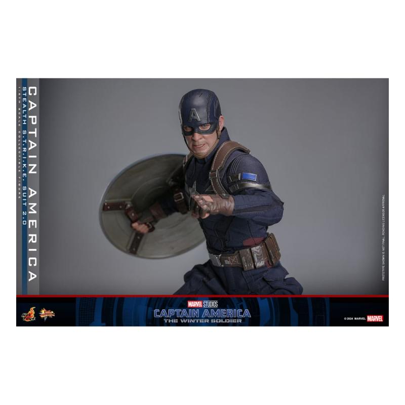 Captain America: The Winter Soldier Movie Masterpiece Action Figure 1/6 Captain America (Stealth S.T 12