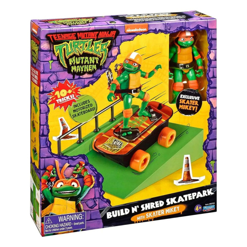 Teenage Mutant Ninja Turtles: Mutant Mayhem Build N' Shred Skatepark Assortment (8) 9