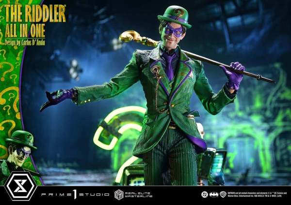 DC Comics Real Elite Masterline Series Statue 1/3 The Riddler All In One (Design by Carlos D'Anda) 7 5