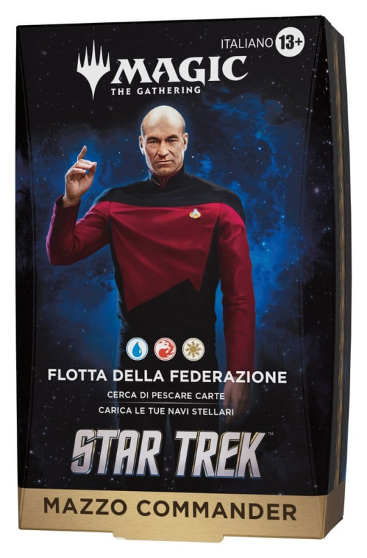 Magic the Gathering Star Trek Commander Decks Case (4) italian 1