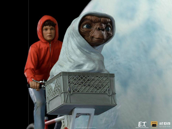 E.T. the Extra-Terrestrial Deluxe Art Scale Statue 1/10 E.T. & Elliot 27 cm 5