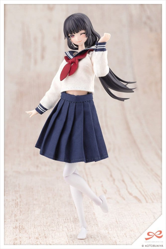 Sousaishojoteien Plastic Model 1/10 Kiru Pla Kuon Yakushiji Touou High School Uniform 16 cm 13