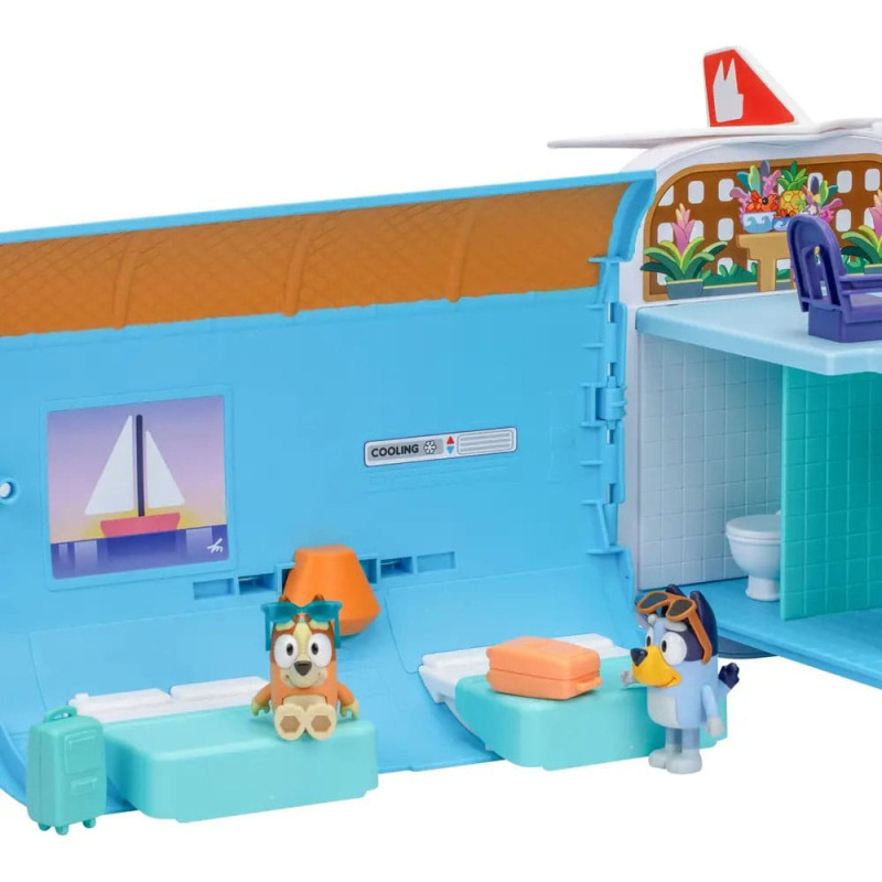 Bluey Mini Figure Playset Bluey Holiday 3in1 Set 2