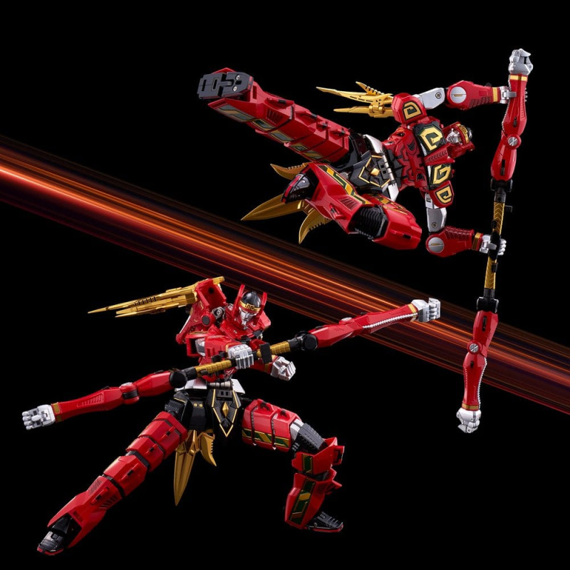 Power Rangers Go! Kuro Kara Combine Action Figure Thunder Megazord 28 cm 13
