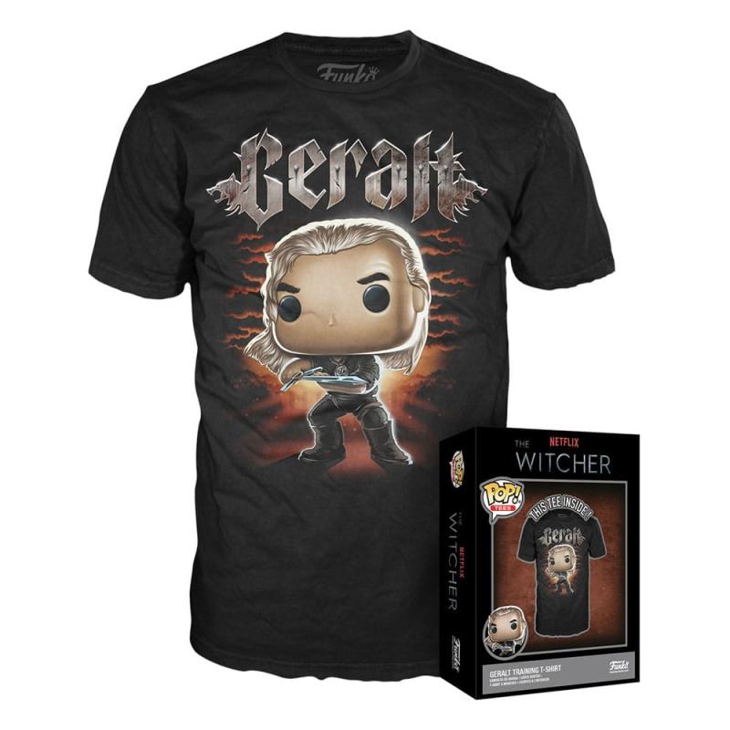 The Witcher Boxed Tee T-Shirt Geralt Training
