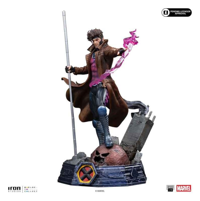 Marvel Gambit Unleashed Art Scale Statue 1/10 Gambit 28 cm 3