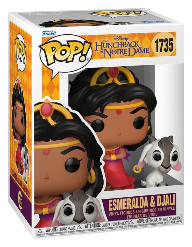 The Hunchback of Notre Dame POP! Vinyl Figure Esmeralda & Djali 9 cm 1