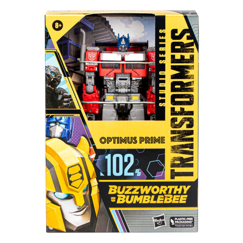 Transformers: Rise of the Beasts Buzzworthy Bumblebee Studio Series Action Figure 102BB Optimus Prim 4