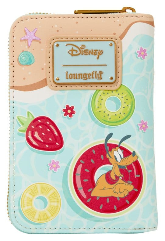 Mickey & Minnie Beach Fun Zip Around Wallet 3