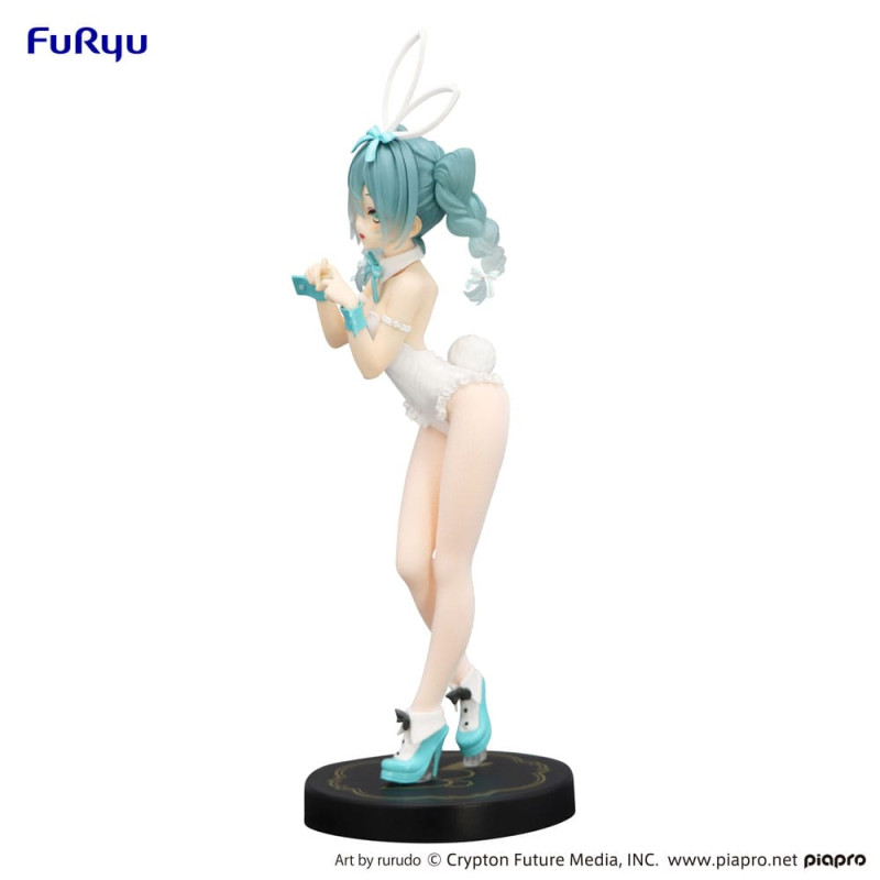 Hatsune Miku BiCute Bunnies PVC Statue Miku Rurudo White Color Ver. 27 cm 12