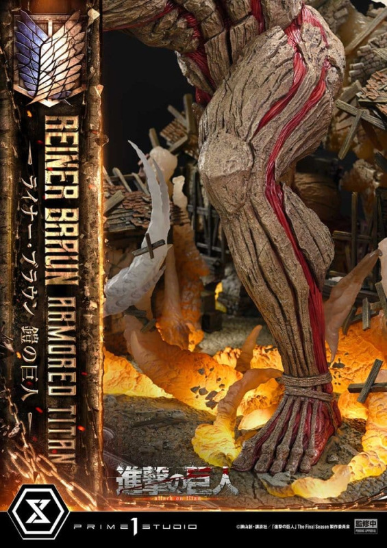Attack on Titan (TV animation) Ultimate Diorama Masterline Statue Reiner Braun Armored Titan 75 cm 12