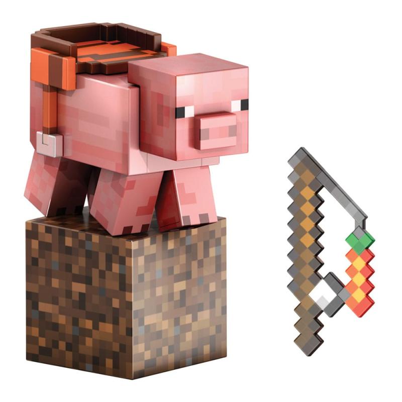 Minecraft Diamond Level Action Figure Pig 14 cm