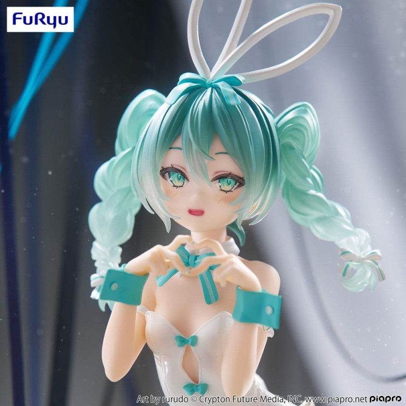 Hatsune Miku BiCute Bunnies PVC Statue Miku Rurudo White Color Ver. 27 cm 9