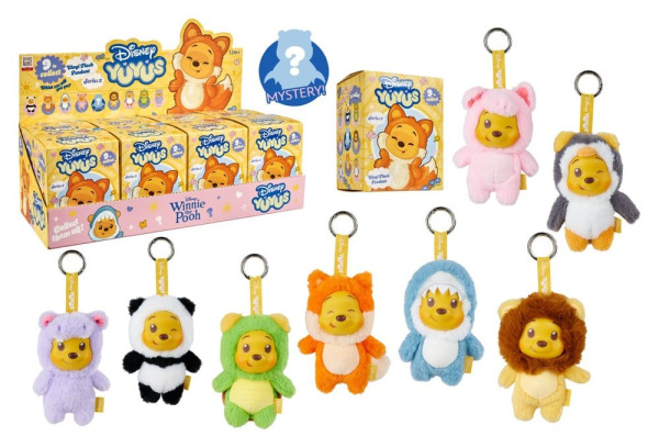 Disney YuYus Plush Key rings Wave 2 Winnie the Pooh 13 cm Blindbox Display (8) 3