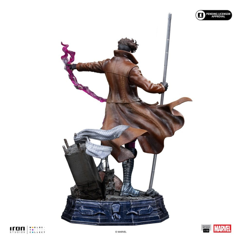 Marvel Gambit Unleashed Art Scale Statue 1/10 Gambit 28 cm 5