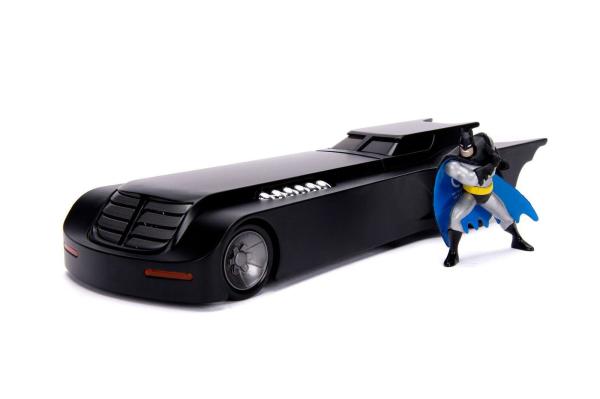 Batman Animated Series Metals Diecast Model 1/24 Batmobile with figure