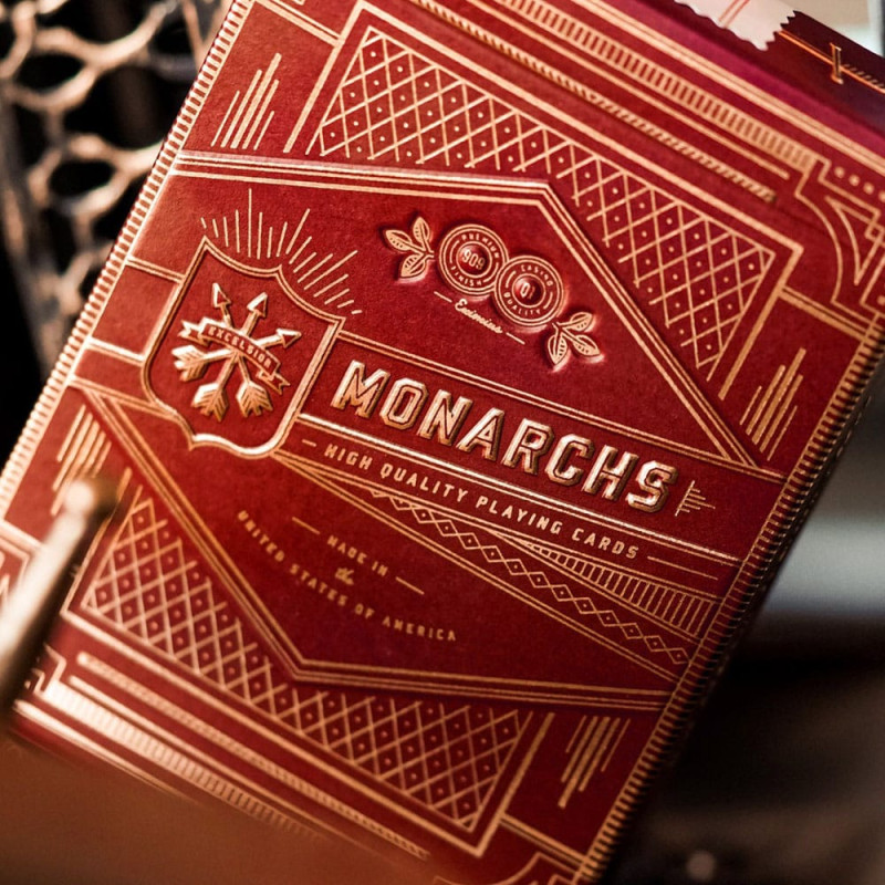 Monarchs Playing Cards Red 4