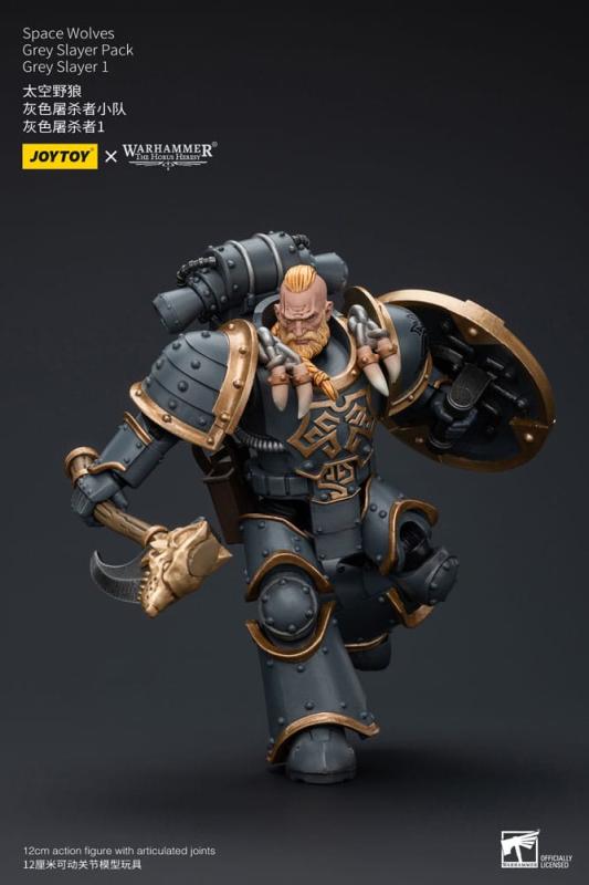 Warhammer The Horus Heresy Action Figure 1/18 Space Wolves Grey Slayer Pack Grey Slayer 1 12 cm