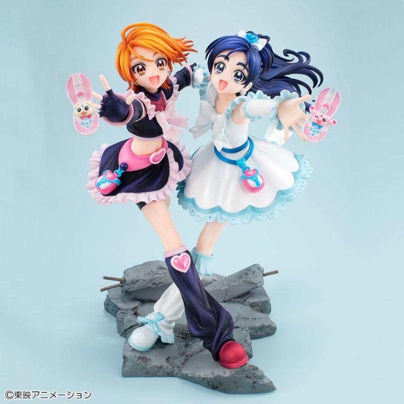 Pretty Cure PVC Statue Cure Black & Cure White