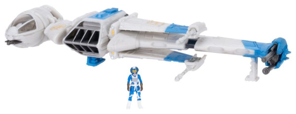 Star Wars Medium Vehicle & Figure set New Republic B-wing & B-Wing Pilot 1