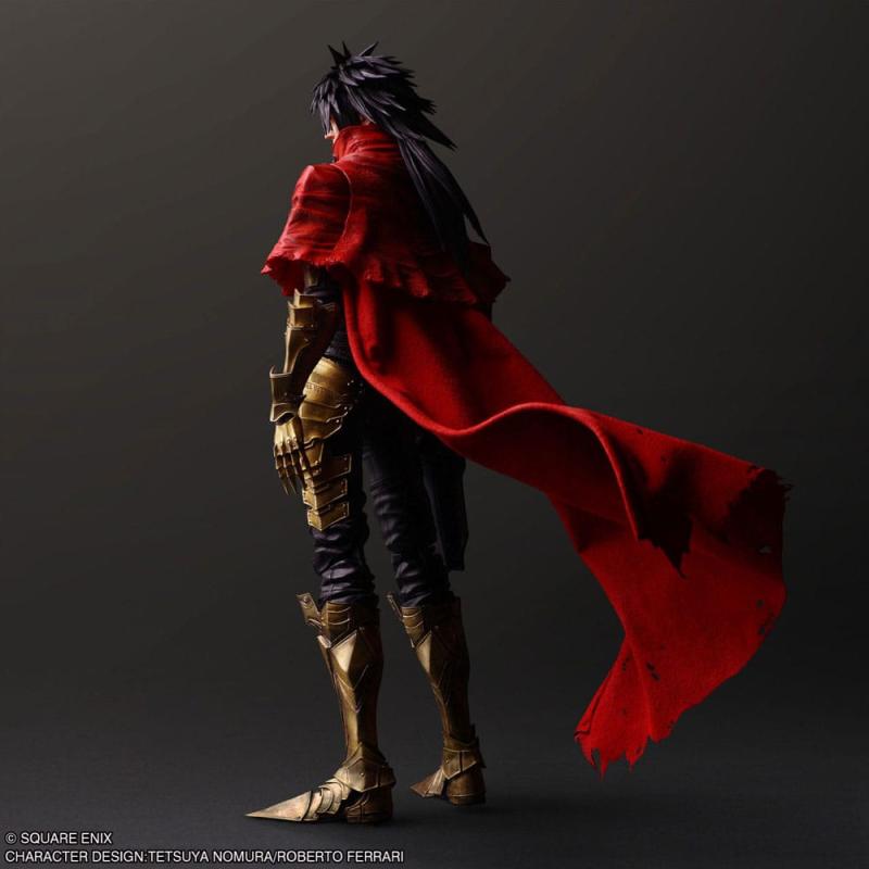 Final Fantasy VII Rebirth Play Arts Kai Action Figure Vincent Valentine 28 cm 1