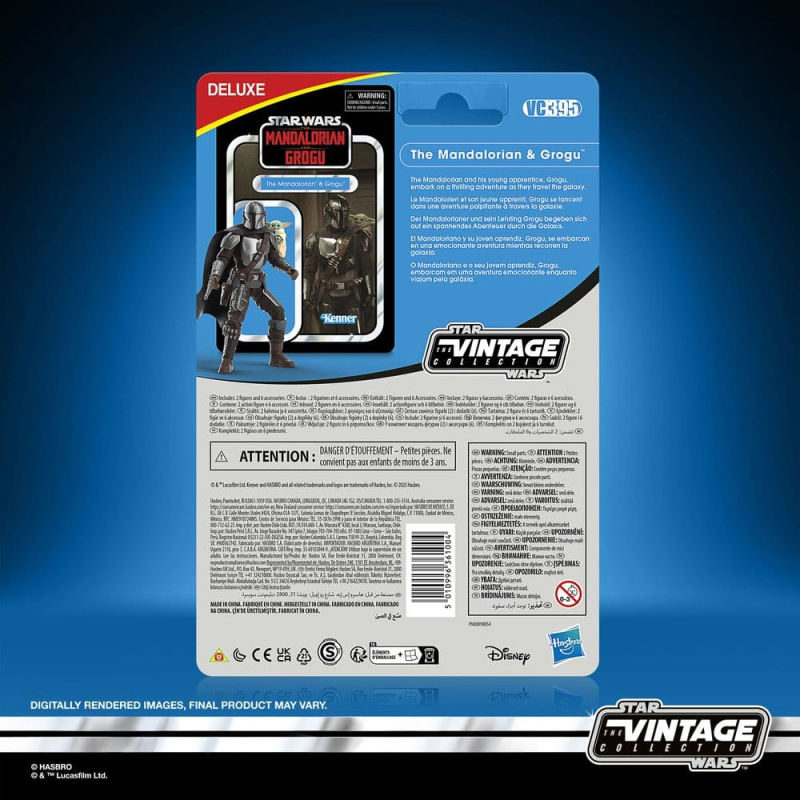 Star Wars: The Mandalorian & Grogu Vintage Collection Action Figure The Mandalorian & Grogu 10 cm 5