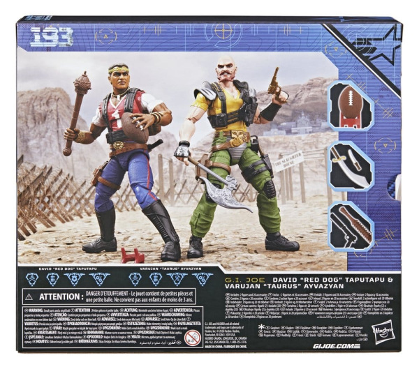 G.I. Joe Classified Series Action Figure 2-Pack #193 David "Red Dog" Taputapu & Varujan "Taurus" Ayv 1