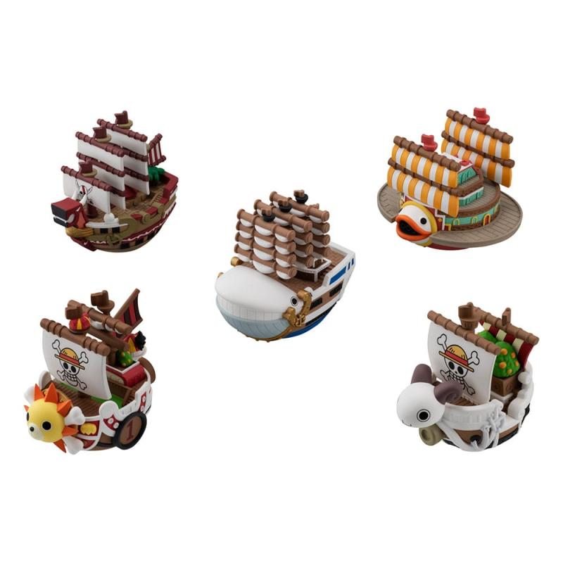 One Piece Yuracolle Series Trading Figure Grand Line 6 cm Assortment (6)