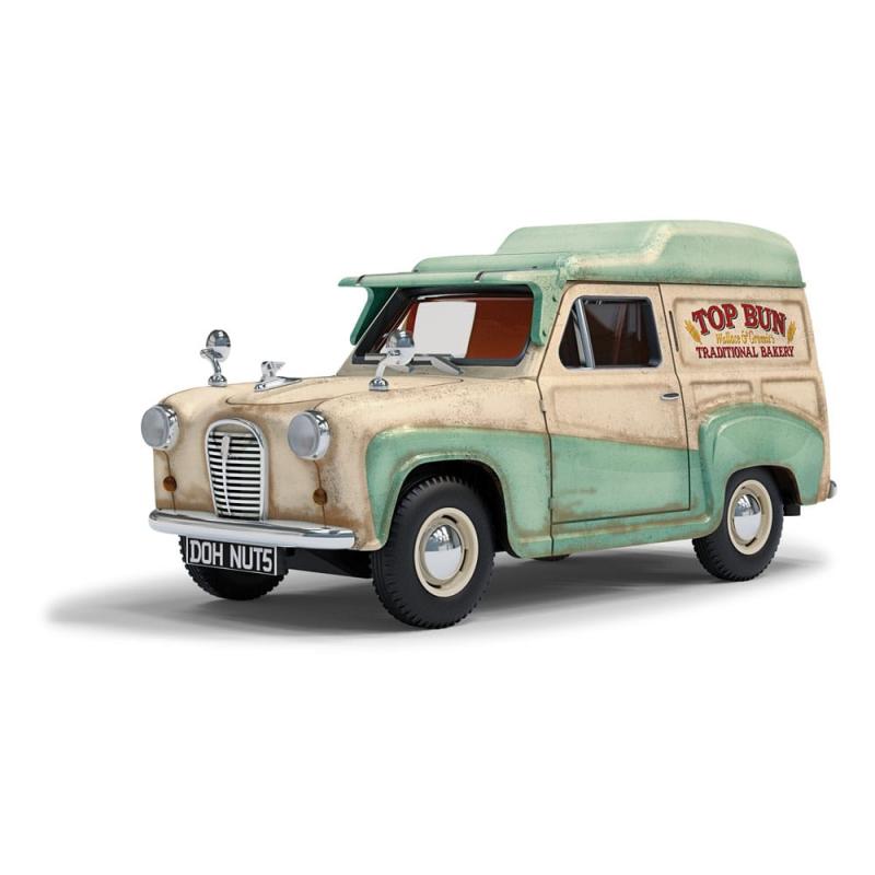 Wallace & Gromit Die Cast Model 1/43 Austin A35 Van Collection - Cheese Please!, Top Bun, Spick & Sp