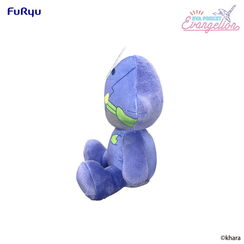 Neon Genesis Evangelion Eva Pocket Plush Figure Evangelion Test Type-01 17 cm 1