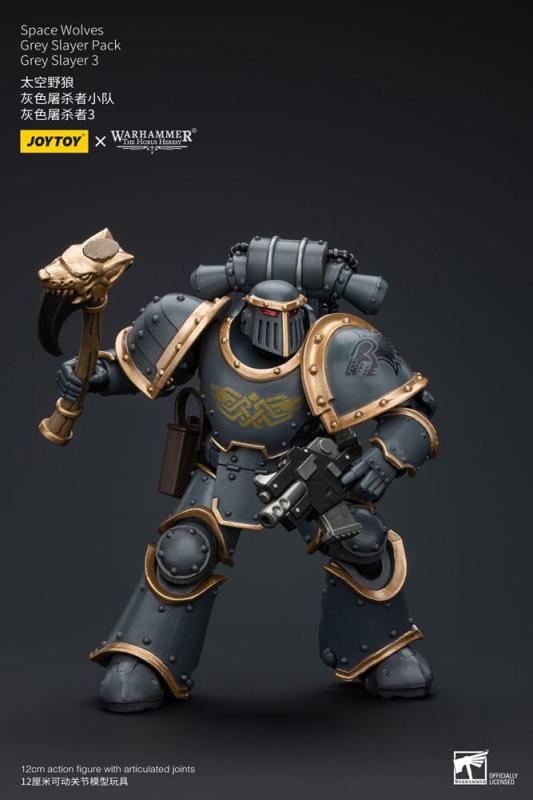 Warhammer The Horus Heresy Action Figure 1/18 Space Wolves Grey Slayer Pack Grey Slayer 3 12 cm