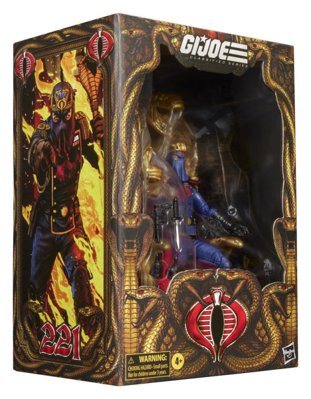 G.I. Joe Classified Series Action Figure Cobra Commander in Dress Uniform & Throne 15 cm 3