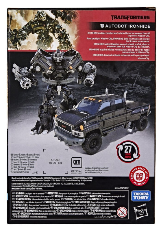 Transformers Studio Series Voyager Class Action Figure Ironhide 17 cm 1
