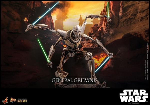 Star Wars Movie Masterpiece Diecast Action Figure 1/6 General Grievous 42 cm