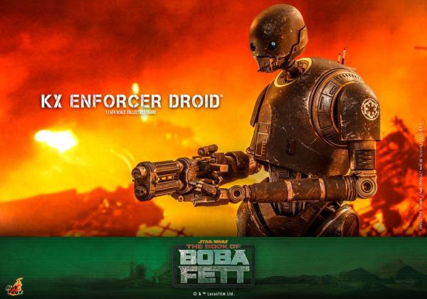 Star Wars The Book of Boba Fett: KX Enforcer Droid 1/6 Action Figure - Hot Toys