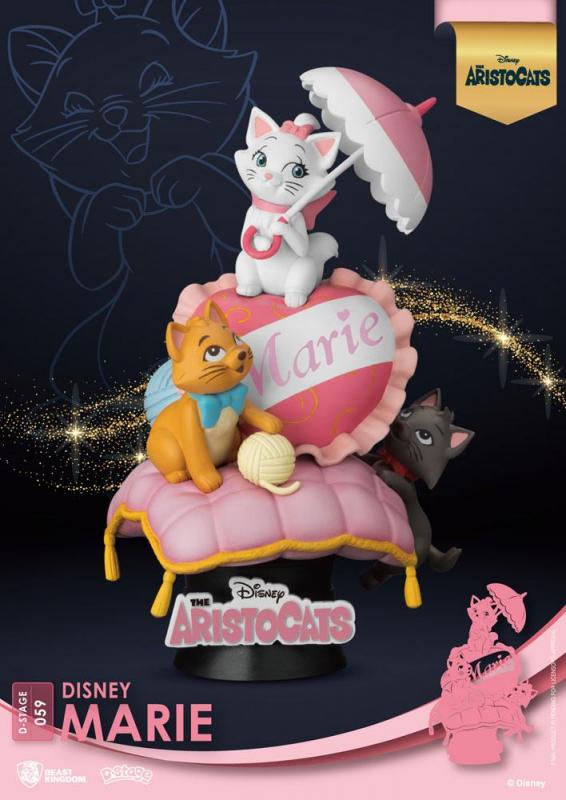 Disney Classic Animation: Marie 15 cm - D-Stage PVC Diorama - Beast Kingdom