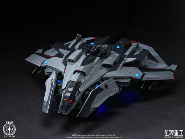Star Citizen Pre-assembled Plastic Model Kit 1/100 Anvil F8C Lightning Pre-Assembled Finished Model 1