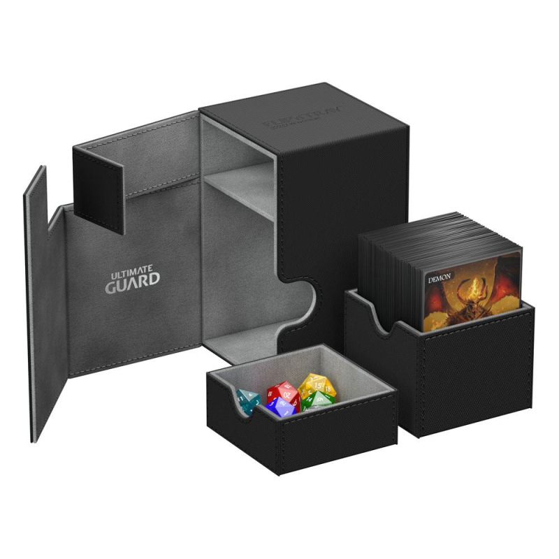 Ultimate Guard Flip´n´Tray Deck Case 100+ Standard Size XenoSkin Black 3